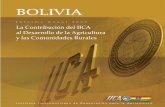 Como parte de la política de transparencia del Institutorepositorio.iica.int/bitstream/11324/7433/1/BVE19039718e.pdf · considerado prioritarias para la operación del IICA en Bolivia