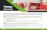 SERVICIOS - Industrias Masindustriasmas.com.ar/Content/files/servicios-industriasmas.pdf · con Sello de Calidad IRAM 3517-II. Somos la única empresa de mantenimiento de matafuegos