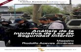 1 Análisis de la Iniciativa de Ley de Seguridad Interior · 2018-03-06 · 4 Análisis de la Iniciativa de Ley de Seguridad Interior Maestro Rodolfo Aceves Jiménez RESUMEN El presente