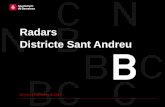 Radars Districte Sant Andreu - Barcelona · telefòniques del Barri del Clot i de Poble Nou. Cal destacar que es fan reunions trimestrals amb els voluntaris de les dues plataformes