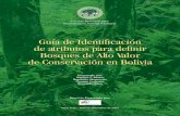 Guía de Identificación - HCV...Desde el punto de vista de biodiversidad y ambiente, el área con mayor número de atributos de AVC es la correspondiente a las ecoregiones de bosques