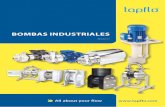 BOMBAS INDUSTRIALES - Tapflotapflo.com/en/images/Industrial_Pumps_brochure_2015_web_spanish.pdf · bombas neumáticas de diafragma, bombas centrífugas y otros equipos de proceso
