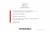 Portadas 2do trimestre 2016 - transparencia.esonora.gob.mxtransparencia.esonora.gob.mx/Transparencia/... · para el Ejercicio Fiscal 2016. ... Hermosillo, Sonora, noviembre 14 del