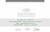 Programa Institucional de Desarrollo CAPUFE 2013-2018pot.capufe.mx/gobmx/Transparencia/Doc/Planesy... · la construcción de un paso vehicular restringido, la ... plantilla de personal