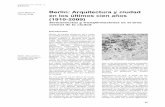 José Manuel Berlín: Arquitectura y ciudad García Roig en ...oa.upm.es/49049/1/2009_cien_GR.pdf · una ciudad moderna, vinculada a los rasgos que tradicionalmente han veni-do conformando