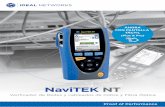NaviTEK NT - cdn-reichelt.de · NaviTEK NT El NaviTEK NT es un equipo de medidas para tareas de mantenimiento y reparación de redes de datos de cobre y fibra óptica, tanto Pasivas