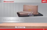 Niveladores de Granito y - HALCEhalce.com.mx/descargas/starrett/halce-starrett-granito.pdfcapaz de soportar una carga normal de 24 kilos por 1.000cm2 (50 libras por pie cuadrado) del