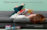 Plan Lector Anaya Educación · Anaya Educación ofrece una cuidada selección de libros, nueve en cada curso, con la que el profesorado podrá trazar las estrategias ... Materia: