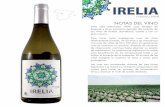 DIPTICO IRELIA-ES DIGsingular.wine/assets/diptico-irelia-es-dig.pdfIrelia está elaborado 100% uvas Verdejo de Segovia, y es un excelente ejemplo del carácter de los vinos de Rueda,