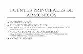 FUENTES PRINCIPALES DE ARMONICOS · armónicas triples están ausentes; y la quinta armónica es una onda viajera en la dirección negativa, la 7a. armónica viaja en la dirección