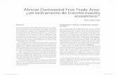 African Continental Free Trade Area: ¿un …gent.uab.cat/artur_colom/sites/gent.uab.cat.artur_colom/...dad del continente, tanto de África Subsahariana como de África del Norte.