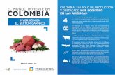 COLOMBIA, UN POLO DE PRODUCCIÓN Y DESTACADO HUB … · El inventario bovino en Colombia alcanzó los 23 millones de ejemplares bovinos en 2014. Los departamentos de Antioquia, Córdoba,