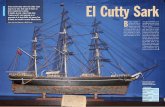 El Cutty Sark - Naval Model...con maquetas, dioramas y carteles descriptivos de las mismas. obra viva se forró en el caso de este clíper con planchas de cobre remachadas. Se pinto