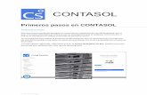 Primeros pasos en CONTASOL - sdelsol.com · • Separadores de nivel. Los separadores de nivel son importantes ya que te van a permitir realizar consultas a varios niveles de cuentas.