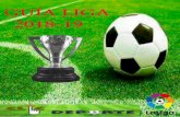 GUÍA LIGA 2018-19clicdeporte.com/wp-content/uploads/2019/02/guia-liga-2018-19-1.pdf · ÍNDICE GUÍA LIGA ESPAÑOLA 2018-2019 3 Análisis 7 Calendario 89 Resumen temporada 2017-18