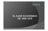 EL AUGE ECONÓMICO DE 1950-1972EL AUGE ECONÓMICO DE 1950-1972 I. La evolución de la economía internacional en los años 50 y 60 1. El crecimiento generalizado 2. La edad de oro