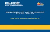 83421 FHRE memoria 2017-18 160x225 mm v2 · Gráficas Anduriña. 3 Introducción 05 La Fundación Humanitaria de los Rotarios Españoles 07 Proyectos de cooperación internacional