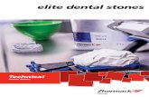 Dental Stones - Zhermack...Tiempo de fraguado VICAT 18’ Expansión a 2 h 0,05 % Resistencia a la compresión a 48 h 83 MPa (846 kg/cm2) VENTAJAS APLICACIONES ...