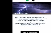 Plan adaptacion seguros - Extremaduraextremambiente.juntaex.es/files/biblioteca_digital/Plan... · 2011-08-02 · Mapa 10. Variación de la precipitación anual en 2011-2040 y 2041-2070