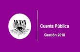 Gestión 2018 - Espacio Cultural Akanaespacioakana.cl/wp-content/uploads/2019/04/memoria-2018-espacio-akana.pdf · El Cuartito Son del Solar Ayahuazka La Vitrolaska Trabajo con otras