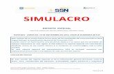 SIMULACRO...SIMULACRO R E P O R T E E S P E C I A L GRUPO DE TRABAJO DEL SERVICIO SISMOLÓGICO NACIONAL, UNAM. HIPÓTESIS - SISMO DEL 19 DE SEPTIEMBRE DE 2019, OAXACA-GUERRERO (M 8.6)
