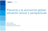 Panamá y la economía global: situación actual y …...Situación Panamá Primer Semestre 2011 • Precio de las materias primas con efectos sobre la inflación a nivel global •