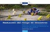Reducción del riesgo de desastres · 1.1 Introducción La política de DG ECHO sobre reducción del riesgo de desastres está dirigida a: • Maximizar la eficacia, eficiencia y