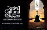 Festival Cultural de Marzo este festival que abre las …sc.jalisco.gob.mx/sites/sc.jalisco.gob.mx/files/programa...2 Te damos la bienvenida a la edición 2018 del Festival Cultural