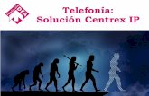 Telefonía: Solución Centrex IP · PDF file - Teléfono móvil Huawey - Sin datos - Numeración 5XXXX - Teléfono fijo MITEL - Numeración 6XXXX - Comunicaciones unificadas - Aplicación
