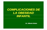 COMPLICACIONES DE LA OBESIDAD INFANTIL DR. KOHAN 27.05.09.pdf · CONSENSO SOBRE OBESIDAD INFANTIL Y JUVENIL ( A A P / USA 1997)JUVENIL. ( A.A.P. / USA 1997)1 La obesidad infantil