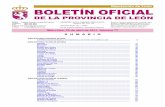 Diputación de León BOLETÍN OFICIALelecciones.mir.es/locales2011/almacen/pdf/bop_leon.pdf · Junta Electoral Provincial de León Doña Ana María Gómez-Villaboa Pérez, Secretaria