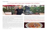 Reportatge - gastronomiayturismo.es 125-12-39B.pdf · El restaurant ofereix també un menú d’un entrant, un segon –peix o carn-, postres, pa, vi i aigua sense gas, per 30 euros.