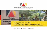 Reglamento Interno de Trabajo · 2018-06-26 · Colegio Alemán Humboldt Deutsce Scule Guayaquil Reglamento Interno de Trabajo 1 En cumplimiento de lo dispuesto en el art. 64 del