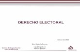 Derecho Electoraljuriselectoral.org.mx/tee/zacatecasfile/Der_Elect/Mod_I/Derecho_Electoral_OCTAVIO...Marco constitucional y legal del derecho electoral Código Penal Federal Delitos