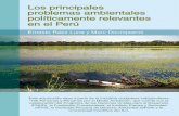Los principales problemas ambientales ... - Pronaturaleza · efluentes de la industria de la harina de pescado y de conservas marinas en toda la costa peruana. 8. Pasivos mineros