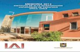 Universidad de Tarapacá Área de Investigacióniai.uta.cl/wp-content/uploads/2016/08/IAI-Memoria-2014.pdfaño 2014. En este periodo, se publicaron 49 trabajos en revistas científicas