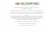 DEPARTAMENTO DE CIENCIAS DE LA COMPUTACIÓNrepositorio.espe.edu.ec/bitstream/21000/11531/1/T-ESPE-053008.pdf · análisis, diseño e implementación de un modelo centralizado basado