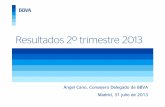 Resultados 2º trimestre 2013 - BBVA · Resultados 2T13 / 31 de julio 2013 EurAsia: área de fuerte dinamismo Nota: a efectos de IFRS la inversión de Garanti entra por puesta en