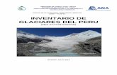 MINISTERIO DE AGRICULTURA Y RIEGO …ponce.sdsu.edu/INVENTARIO_GLACIARES_ANA.pdfnevadas del Perú, muestran un total de 2 679 glaciares con una superficie de 1298,59 km2. Las cordilleras