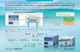 FluororesinaFluororesina controlar directamente la temperatura de …content.smcetech.com/pdf/HED_ES.pdf · 2016-05-12 · Permite controlar directamente la temperatura de los productos