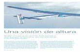 Una visión de altura - ABB Group · 2018-05-10 · El aeroplano mide 21,85 m de longitud, 6,4 m de altura y 72 m de envergadura de 72 m. La envergadura, mayor que la de un Boeing