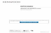 DPX308U - 株式会社JVCケンウッドmanual2.jvckenwood.com/files/4d703f7b98c74.pdfNombres y funciones de los componentes 1 Ranura para discos Al introducir un disco (con la etiqueta