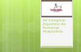 XV Congreso Argentino de Farmacia HospitalariaPersonal de Higiene . Jefe de Sala. Los ; mensajes descendentes ; ... Rotafolios o papelógrafo ... videos Soporte Informáticos. Todo