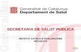 SECRETARIA DE SALUT PÚBLICAprojectes.camfic.cat/Docs/13_14/PRESENTACIORD625... · 2017-02-03 · La nova normativa de la Incapacitat temporal El passat 21 de juliol , es va publicar
