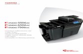 Impresora multifuncional en color Hasta 75 ppm …business.toshiba.com/media/downloads/products/5506AC...pancarta de 12 x 47 pulg. Alimentador de gran capacidad ext. de 2500 hojas,