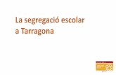 La segregació escolar a Tarragona · El reforç soial de l’emparellament homogàmi ... Diferència de punts en les mitjanes de les proves de competències bàsiques. 6è de primària.