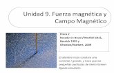 Unidad 9. Fuerza magnética y Campo Magnéticodepa.fquim.unam.mx/amyd//archivero/Unidad9-Fuerza... · Un electrón se mueve de sur a norte en el campo magnético terrestre en Florida.