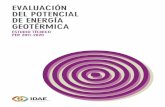 Evaluación del potencial de energía geotérmica...Coordinador de la edición de Estudios Técnicos PER 2011-2020: Jaume Margarit i Roset, Director de Energías Renovables de IDAE
