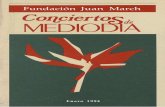 Fundación Juan Marc hrecursos.march.es/culturales/documentos/conciertos/co1987.pdfMañanitas de San Juan (Popular) Mañanitas de San Juan levántate tempranito y en la ventan veráa