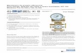 Manómetro de presión diferencial Cryo ... - wika.com.ar · Cryo Gauge, aleación de cobre o acero inoxidable, NG 100 Modelos 712.15.100 y 732.15.100 Hoja técnica WIKA PM 07.29